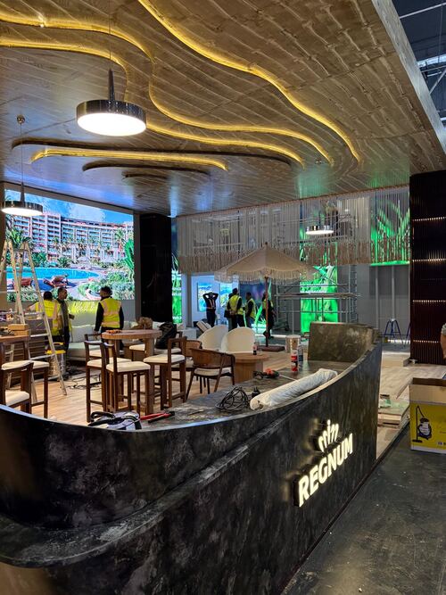 Exhibition stand build-out, ExCeL London