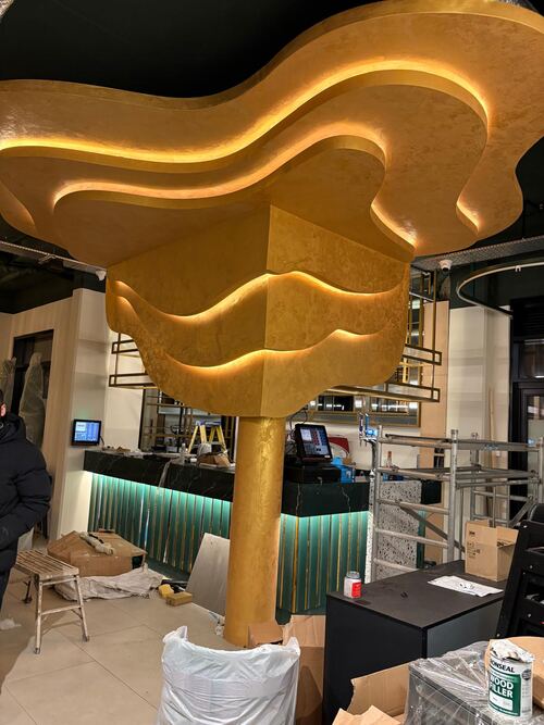 Harley's interior fit-out, London