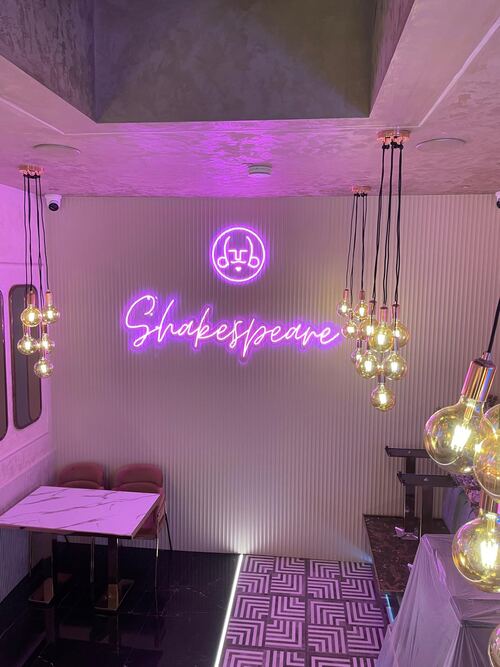 The Shakespeare pub signage and interior, Victoria